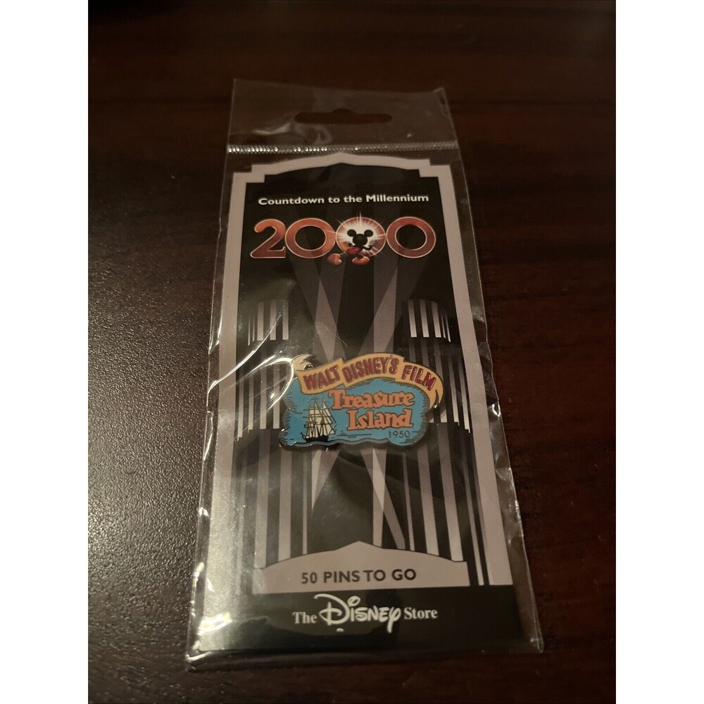 Disney Countdown To‎ The Millennium Treasure Island #51 Pin